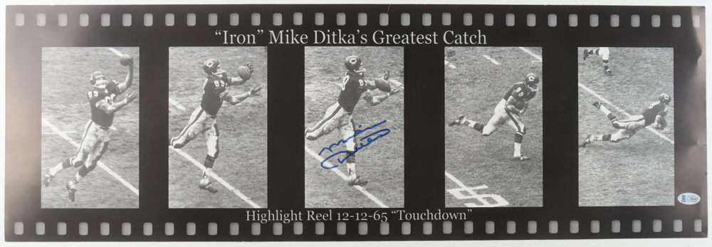 Mike Ditka Signed Bears 10x30 Photo (Beckett) at PristineAuction.com Mike Ditka Signed Bears 10x30 Photo (Beckett) at PristineAuction.com