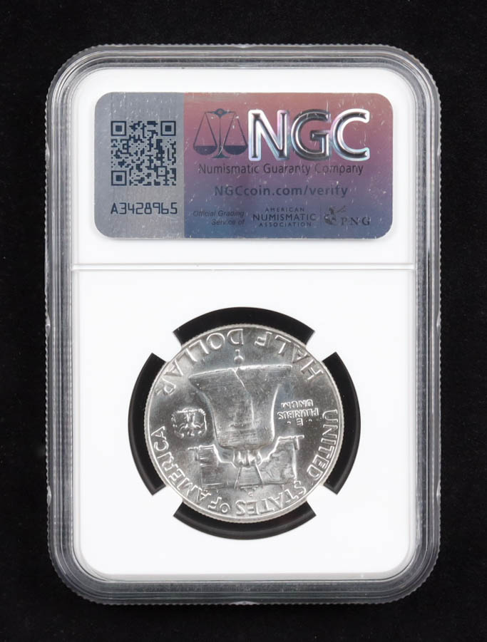 1961-D Franklin Silver Half Dollar (NGC MS63) at PristineAuction.com 1961-D Franklin Silver Half Dollar (NGC MS63) at PristineAuction.com