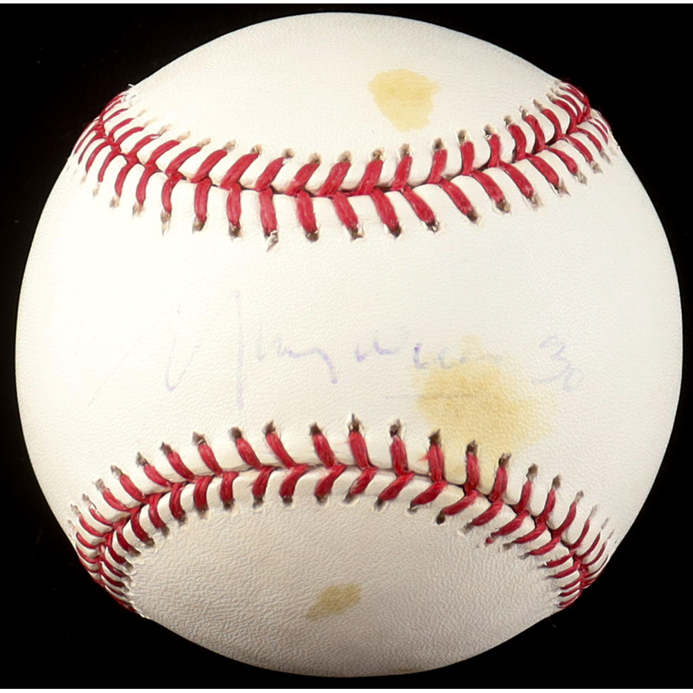 Maury Wills Signed OML Baseball (Beckett & PSA) at PristineAuction.com