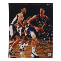 Dirk Nowitzki Signed Mavericks 8x10 Photo (Beckett) at PristineAuction.com