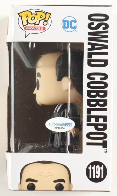 Colin Farrell Signed "The Batman" #1191 Oswald Cobblepot Funko Pop! Vinyl Figure (ACOA) at PristineAuction.com Colin Farrell Signed "The Batman" #1191 Oswald Cobblepot Funko Pop! Vinyl Figure (ACOA) at PristineAuction.com