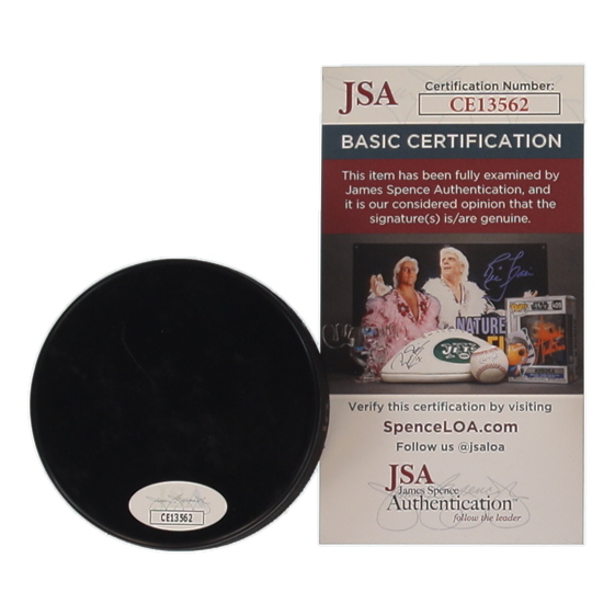 Jim Paek Signed Penguins Logo Hockey Puck (JSA) at PristineAuction.com Jim Paek Signed Penguins Logo Hockey Puck (JSA) at PristineAuction.com