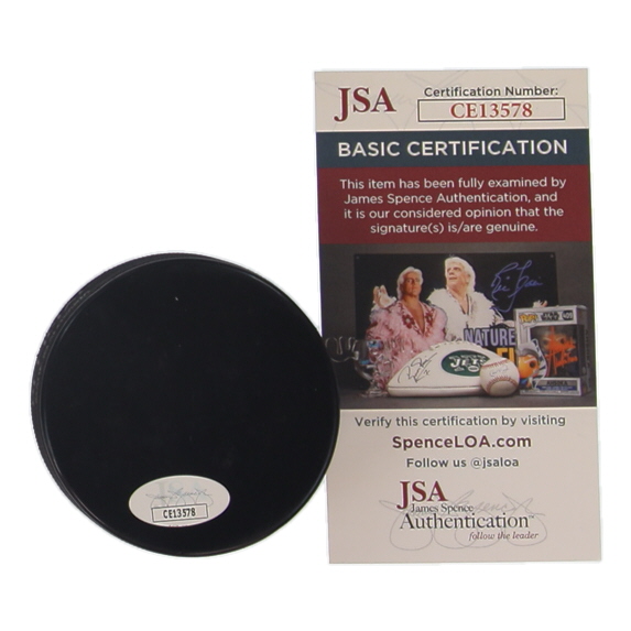 Bill Clement Signed Flyers Logo Hockey Puck (JSA) at PristineAuction.com Bill Clement Signed Flyers Logo Hockey Puck (JSA) at PristineAuction.com