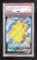 Surfing Pikachu VMAX 2021 Pokemon Celebrations #009 (PSA 8) at PristineAuction.com