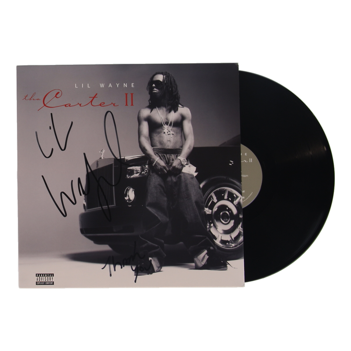 Lil Wayne Signed "Tha Carter II" Vinyl Record Album Inscribed "Thank You" (PSA) at PristineAuction.com Lil Wayne Signed "Tha Carter II" Vinyl Record Album Inscribed "Thank You" (PSA) at PristineAuction.com
