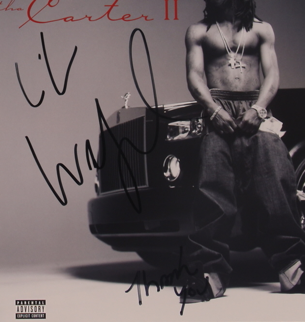 Lil Wayne Signed "Tha Carter II" Vinyl Record Album Inscribed "Thank You" (PSA) at PristineAuction.com Lil Wayne Signed "Tha Carter II" Vinyl Record Album Inscribed "Thank You" (PSA) at PristineAuction.com