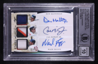 Don Mattingly / Cal Ripken Jr. / Wade Boggs Signed 2022 Leaf ITG Used Sports Triple Autographs Relic #GTA09 #1/4 (BGS | Autograph Graded BGS 10) at PristineAuction.com