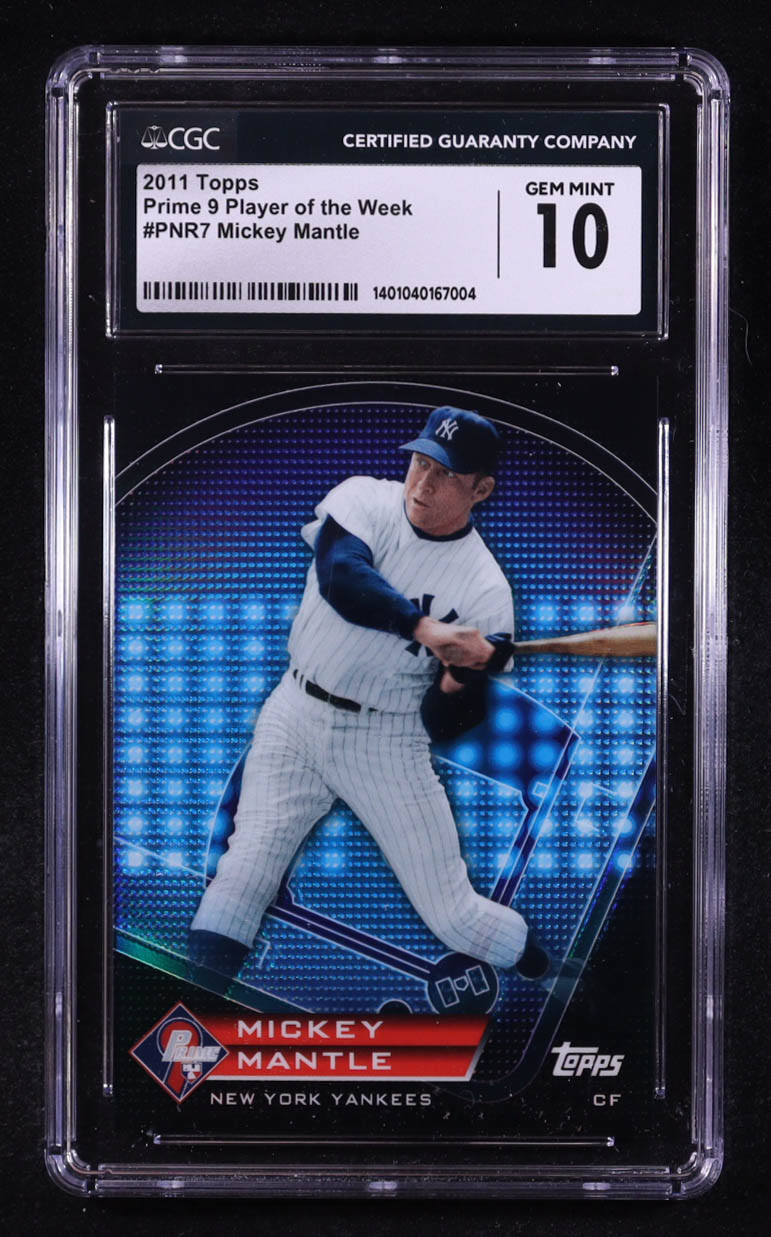 Mickey Mantle 2011 Topps Prime 9 Player Of The Week #PNR7 (CGC 10) at PristineAuction.com Mickey Mantle 2011 Topps Prime 9 Player Of The Week #PNR7 (CGC 10) at PristineAuction.com