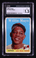 Willie Mays 1958 Topps #5 (CGC 1.5) at PristineAuction.com