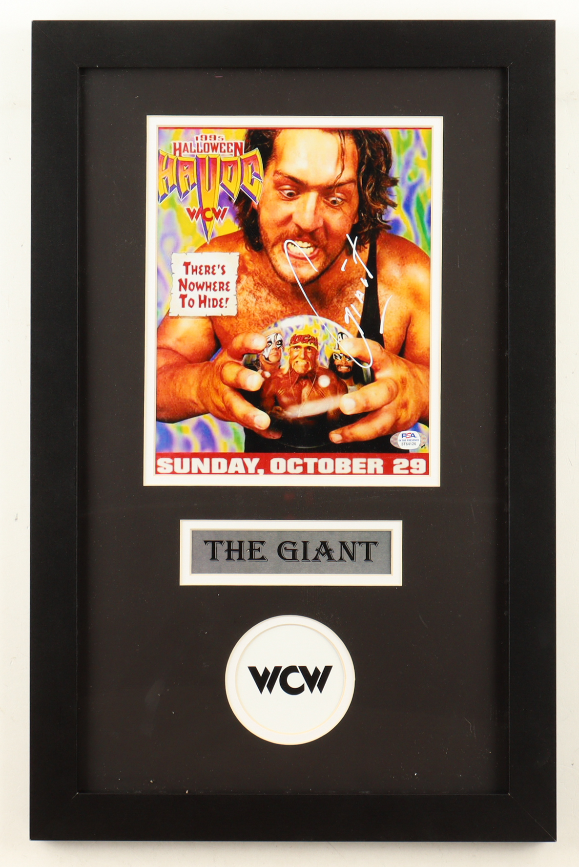 The Big Show Signed Custom Framed Photo Display (PSA) at PristineAuction.com The Big Show Signed Custom Framed Photo Display (PSA) at PristineAuction.com