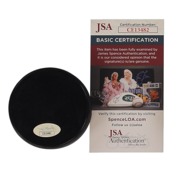 Nicklas Lidstrom Signed Red Wings Logo Hockey Puck (JSA) at PristineAuction.com Nicklas Lidstrom Signed Red Wings Logo Hockey Puck (JSA) at PristineAuction.com