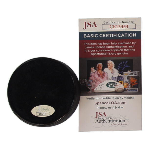 Brian Engblom Signed Canadiens Logo Hockey Puck (JSA) at PristineAuction.com Brian Engblom Signed Canadiens Logo Hockey Puck (JSA) at PristineAuction.com