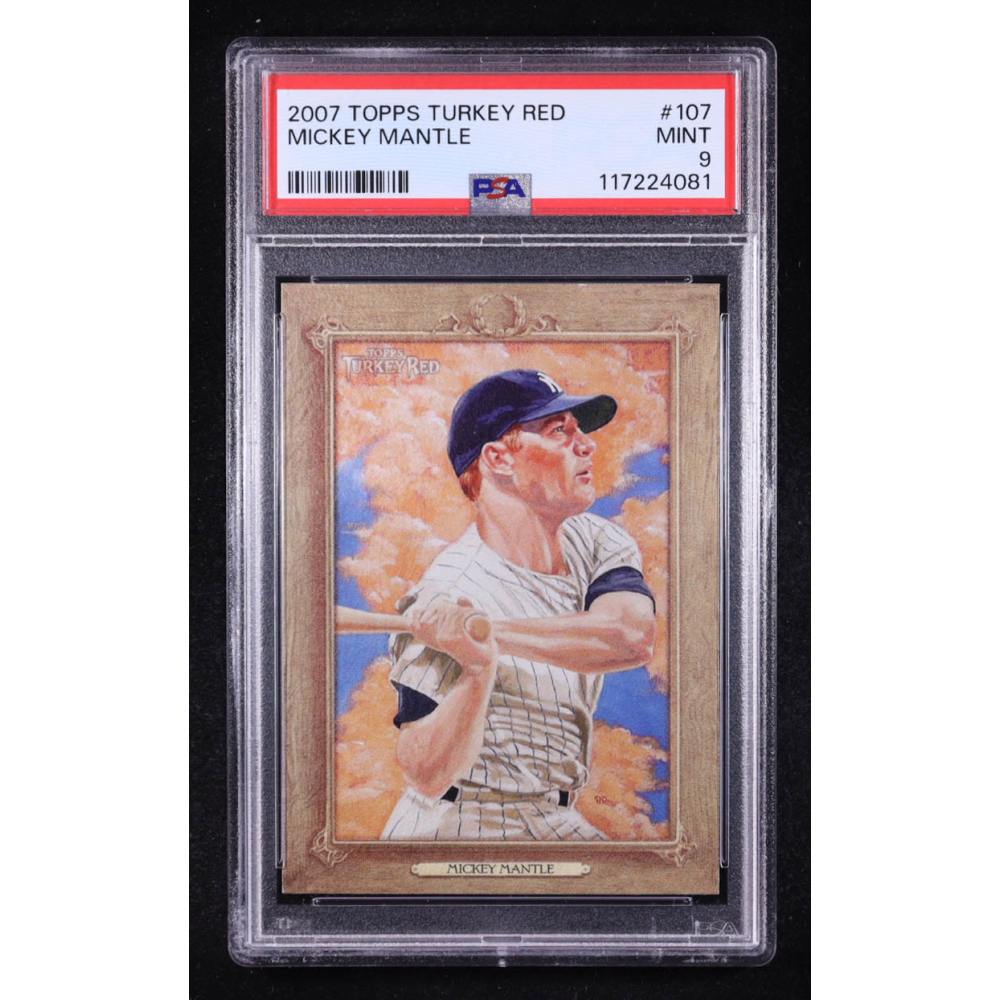 Mickey Mantle 2007 Topps Turkey Red #107 (PSA 9) at PristineAuction.com
