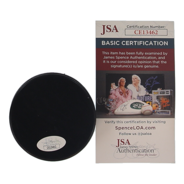 TJ Oshie Signed Team USA Logo Hockey Puck (JSA) at PristineAuction.com TJ Oshie Signed Team USA Logo Hockey Puck (JSA) at PristineAuction.com