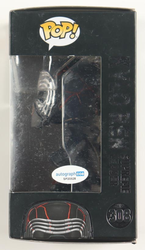 Adam Driver Signed "Star Wars" #308 Kylo Ren Supreme Leader Bobble-Head Funko Pop! Vinyl Figure (ACOA) at PristineAuction.com Adam Driver Signed "Star Wars" #308 Kylo Ren Supreme Leader Bobble-Head Funko Pop! Vinyl Figure (ACOA) at PristineAuction.com