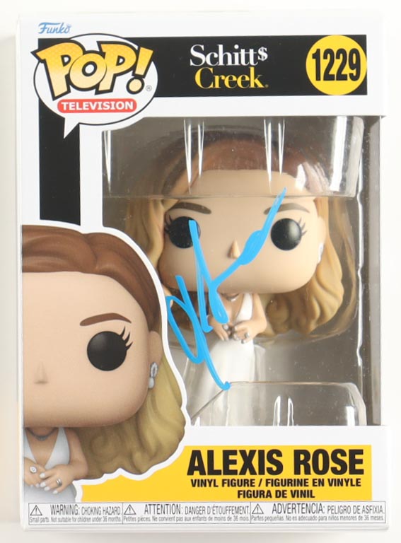 Annie Murphy Signed "Schitts Creek" #1229 Alexis Rose Funko Pop! Vinyl Figure (AutographCOA) at PristineAuction.com Annie Murphy Signed "Schitts Creek" #1229 Alexis Rose Funko Pop! Vinyl Figure (AutographCOA) at PristineAuction.com