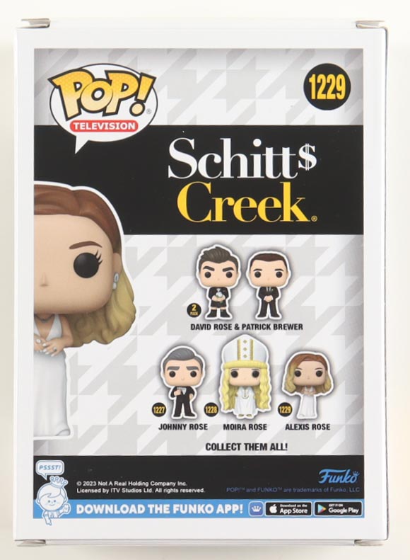 Annie Murphy Signed "Schitts Creek" #1229 Alexis Rose Funko Pop! Vinyl Figure (AutographCOA) at PristineAuction.com Annie Murphy Signed "Schitts Creek" #1229 Alexis Rose Funko Pop! Vinyl Figure (AutographCOA) at PristineAuction.com