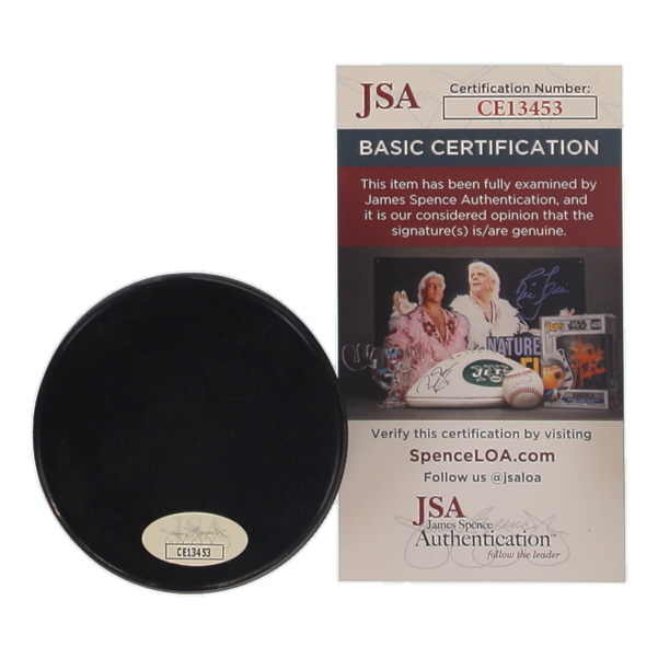 Brian Engblom Signed Canadiens Logo Hockey Puck (JSA) at PristineAuction.com Brian Engblom Signed Canadiens Logo Hockey Puck (JSA) at PristineAuction.com