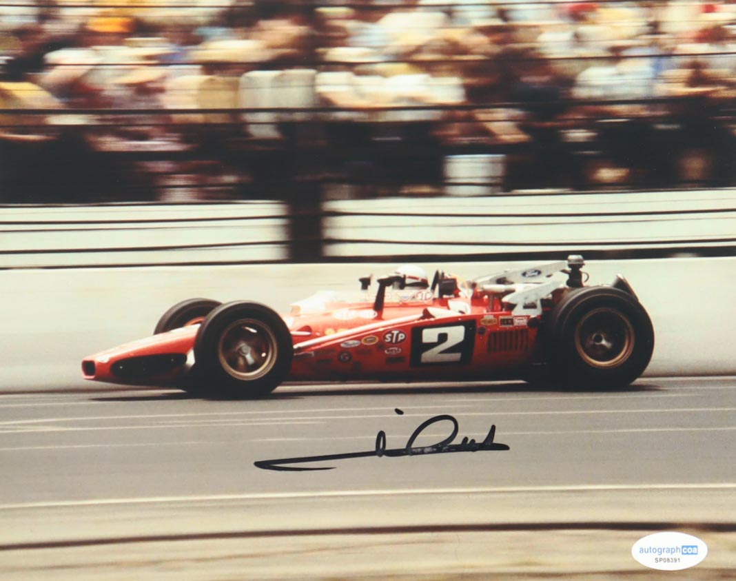 Mario Andretti Signed 8x10 Photo (ACOA) at PristineAuction.com Mario Andretti Signed 8x10 Photo (ACOA) at PristineAuction.com