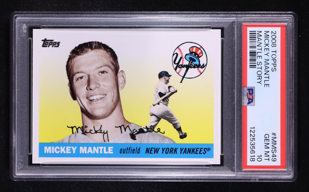 Mickey Mantle 2008 Topps Mantle Story #MMS49 (PSA 10) at PristineAuction.com Mickey Mantle 2008 Topps Mantle Story #MMS49 (PSA 10) at PristineAuction.com