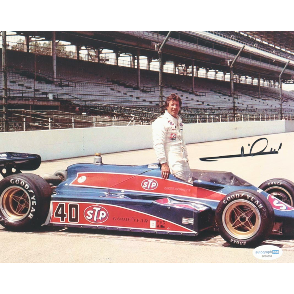 Mario Andretti Signed IndyCar 8x10 Photo (ACOA) at PristineAuction.com