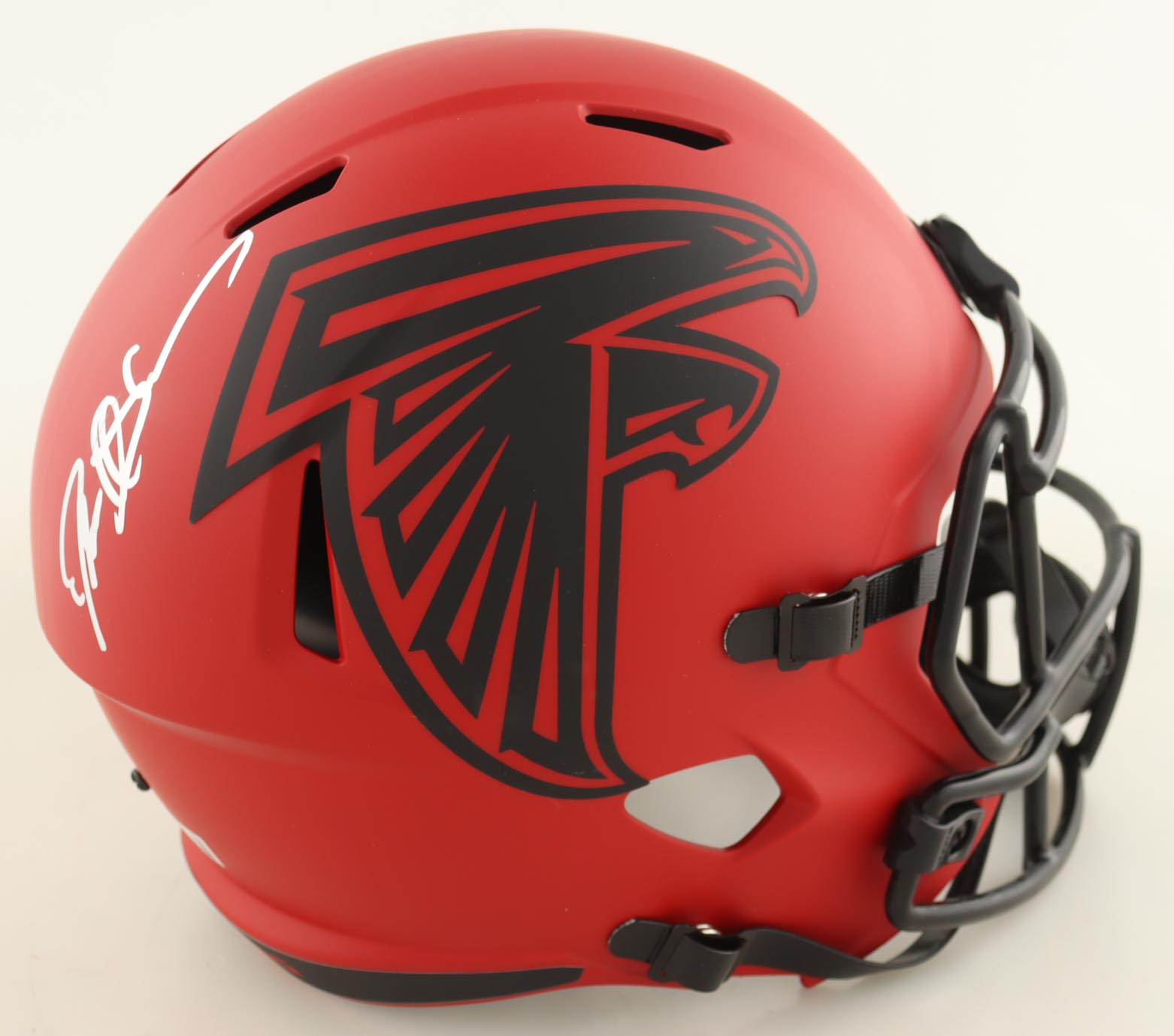 Deion Sanders Signed Falcons Full-Size Rave Alternate Speed Helmet (Beckett) at PristineAuction.com Deion Sanders Signed Falcons Full-Size Rave Alternate Speed Helmet (Beckett) at PristineAuction.com