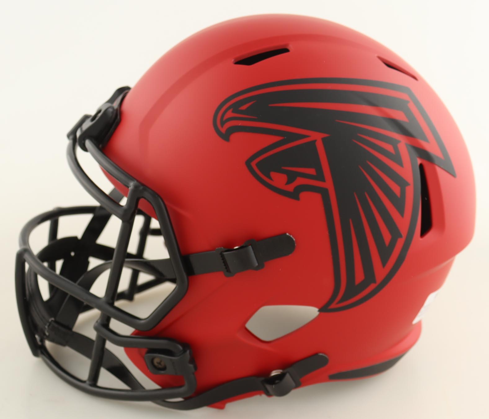 Deion Sanders Signed Falcons Full-Size Rave Alternate Speed Helmet (Beckett) at PristineAuction.com Deion Sanders Signed Falcons Full-Size Rave Alternate Speed Helmet (Beckett) at PristineAuction.com