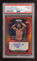 Khamzat Chimaev 2022 Panini Prizm UFC Signatures Prizms Red #SGKCH #84/99 (PSA 9) at PristineAuction.com