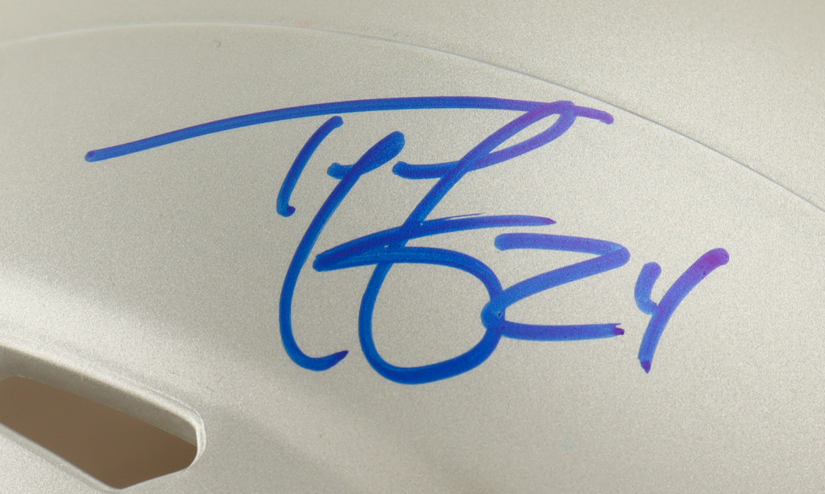 Ty Law Signed Patriots Speed Mini Helmet (Beckett) at PristineAuction.com Ty Law Signed Patriots Speed Mini Helmet (Beckett) at PristineAuction.com