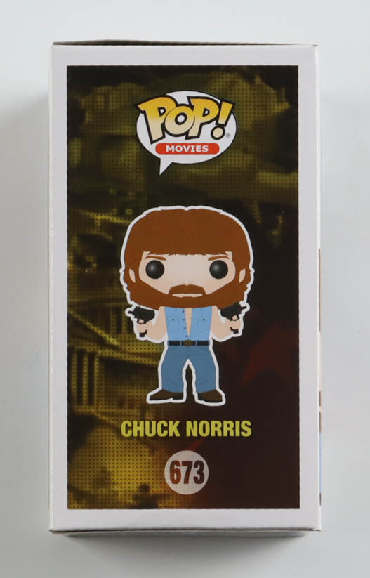 Chuck Norris Signed #673 Funko Pop! Vinyl Figure (JSA) at PristineAuction.com Chuck Norris Signed #673 Funko Pop! Vinyl Figure (JSA) at PristineAuction.com