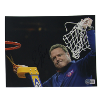 Bill Self Signed Kansas Jayhawks 8x10 Photo (Beckett) at PristineAuction.com