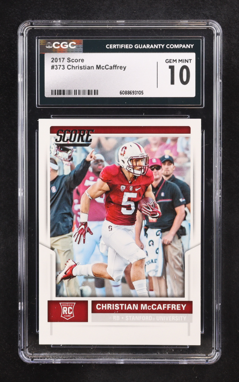 Christian McCaffrey 2017 Score #373 RC (CGC 10) at PristineAuction.com Christian McCaffrey 2017 Score #373 RC (CGC 10) at PristineAuction.com