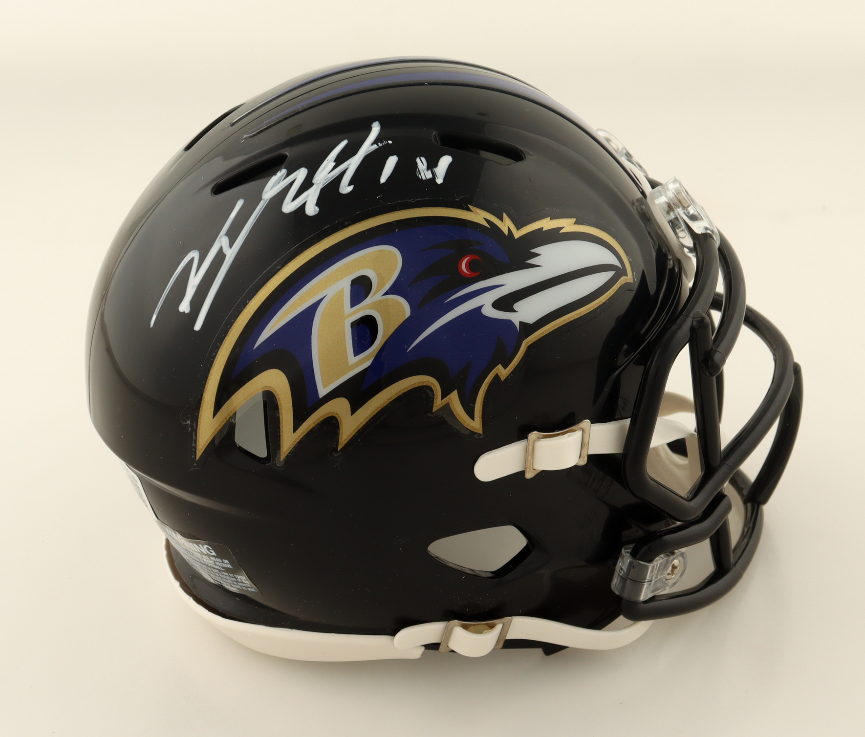 Kyle Hamilton Signed Ravens Speed Mini Helmet (Beckett) at PristineAuction.com Kyle Hamilton Signed Ravens Speed Mini Helmet (Beckett) at PristineAuction.com