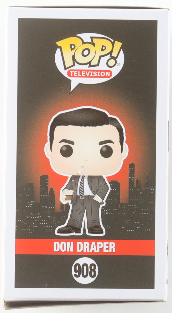 Jon Hamm Signed "Mad Men" #908 Don Draper Funko Pop! Vinyl Figure (JSA) at PristineAuction.com Jon Hamm Signed "Mad Men" #908 Don Draper Funko Pop! Vinyl Figure (JSA) at PristineAuction.com