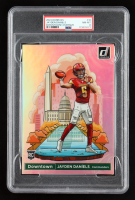 Jayden Daniels 2024 Donruss Downtown Oversize #16 RC (PSA 8) at PristineAuction.com