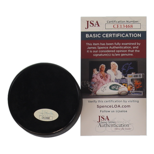 Eric Staal Signed Hurricanes Logo Hockey Puck (JSA) at PristineAuction.com Eric Staal Signed Hurricanes Logo Hockey Puck (JSA) at PristineAuction.com