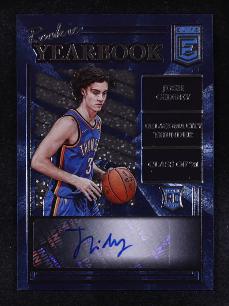 Josh Giddey 2021-22 Elite Rookie Yearbook Autographs #6 RC