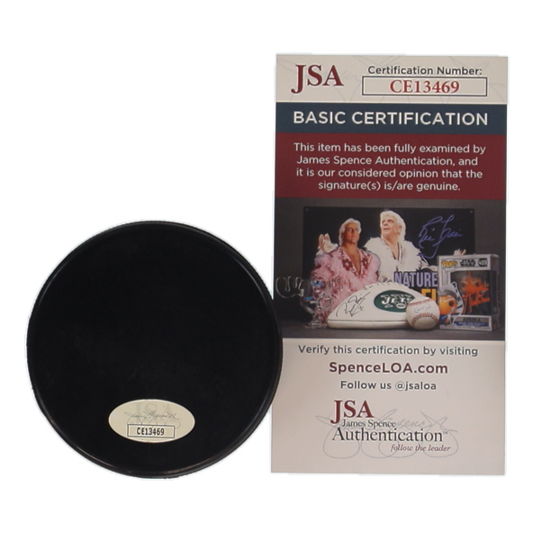 Eric Staal Signed Hurricanes Logo Hockey Puck (JSA) at PristineAuction.com Eric Staal Signed Hurricanes Logo Hockey Puck (JSA) at PristineAuction.com