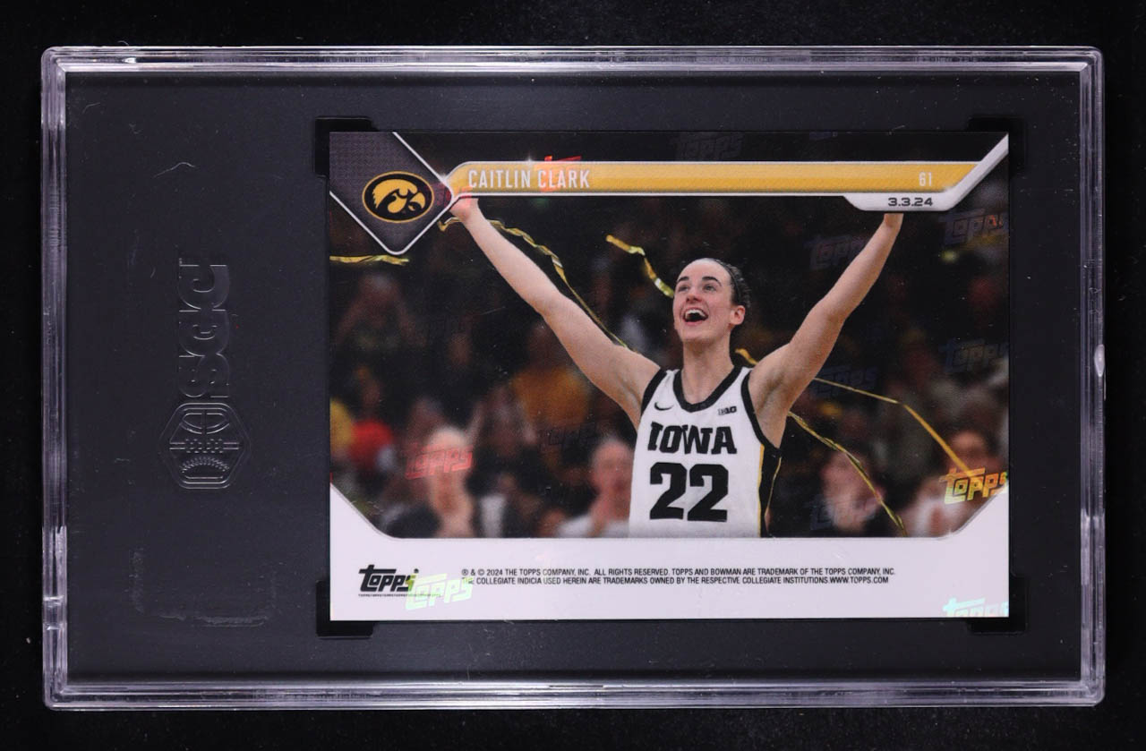 Caitlin Clark 2023-24 Bowman U Now #61 RC (SGC 9.5) at PristineAuction.com Caitlin Clark 2023-24 Bowman U Now #61 RC (SGC 9.5) at PristineAuction.com