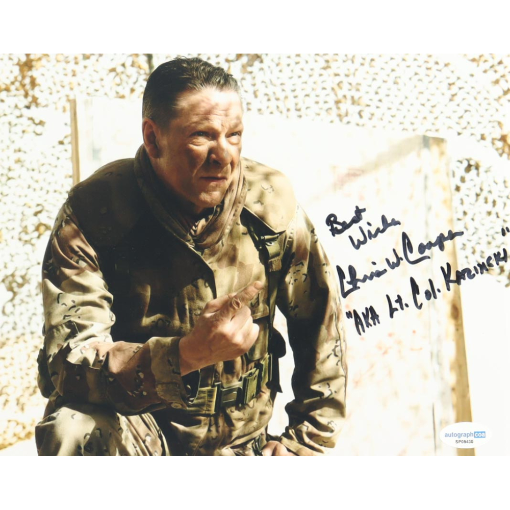Chris Cooper Signed "Jarhead" 8x10 Photo Inscribed "Best Wishes" & "'AKA Lt. Col. Kazinski'" (ACOA) at PristineAuction.com