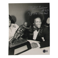 Billy Sims Signed 8x10 Photo Inscribed "78 Heisman" (Beckett) at PristineAuction.com