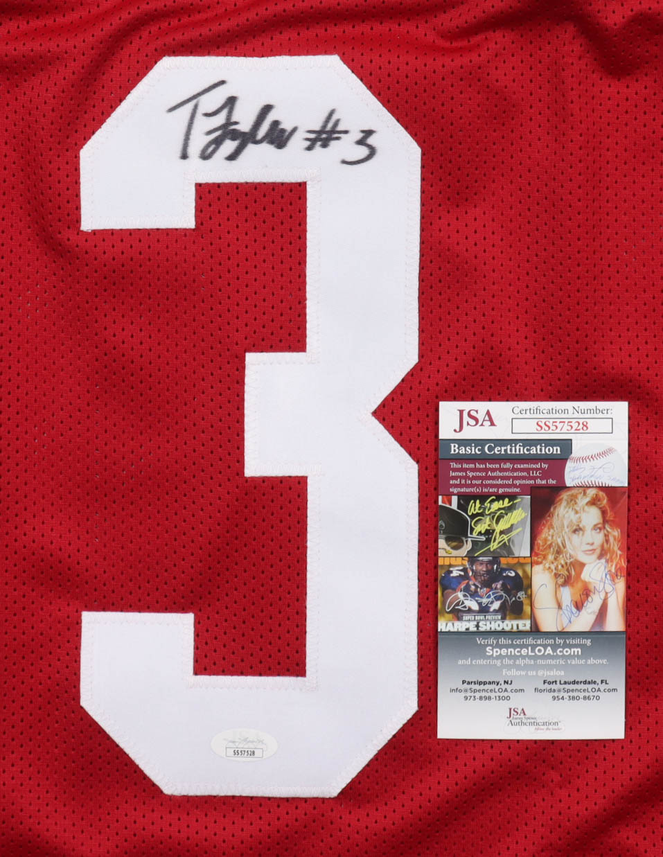 Ty Fryfogle Signed Jersey (JSA) at PristineAuction.com Ty Fryfogle Signed Jersey (JSA) at PristineAuction.com