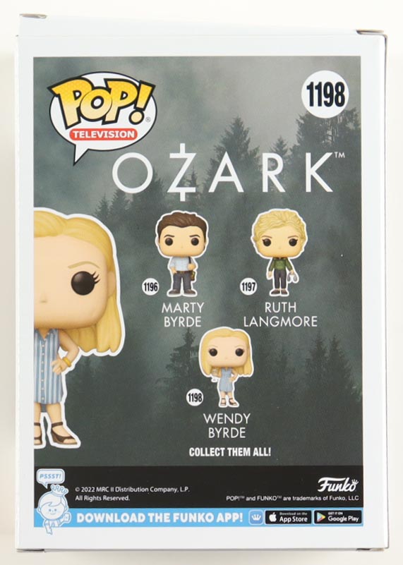 Laura Linney Signed "Ozark" #1198 Wendy Byrde Funko Pop! Vinyl Figure (AutographCOA) at PristineAuction.com Laura Linney Signed "Ozark" #1198 Wendy Byrde Funko Pop! Vinyl Figure (AutographCOA) at PristineAuction.com