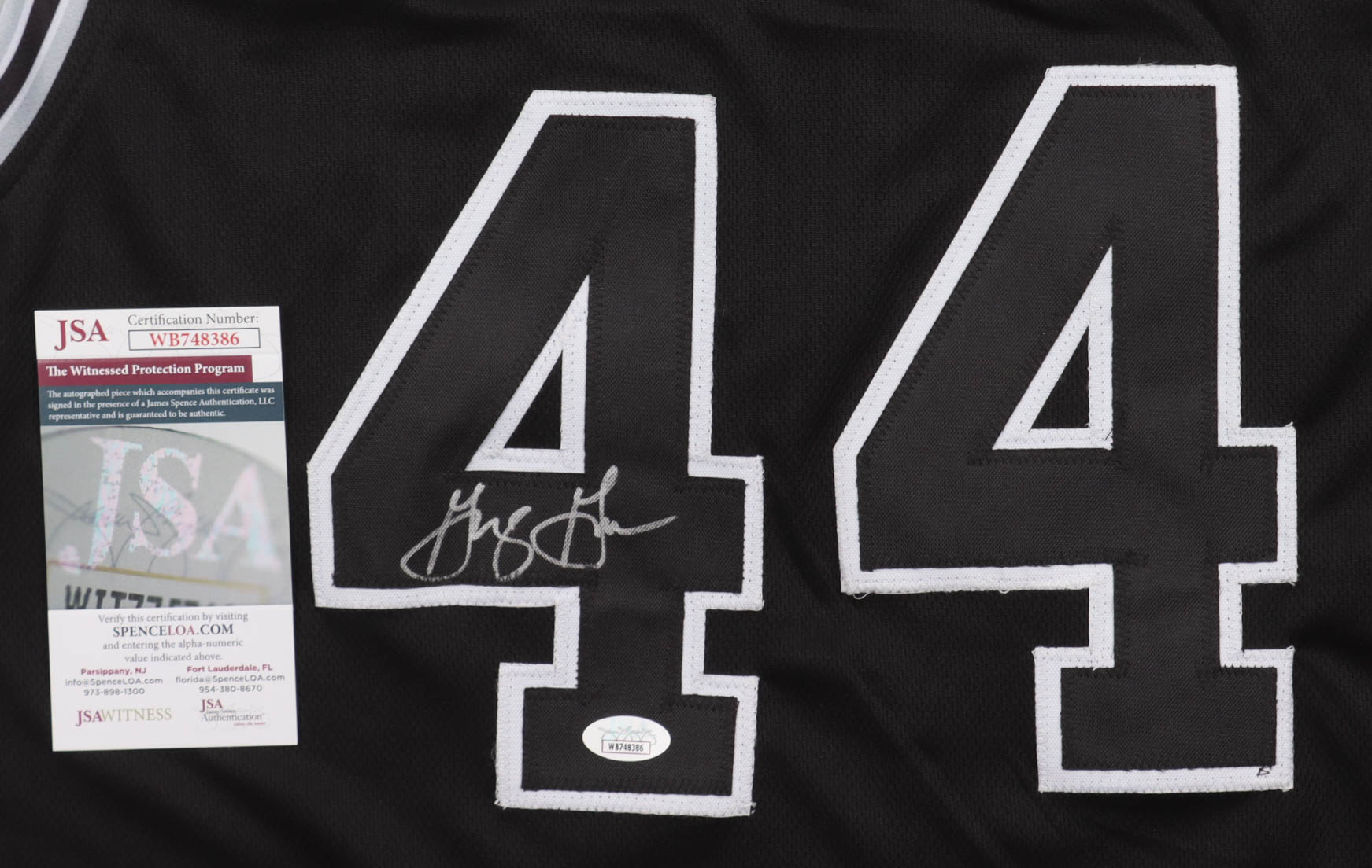 George Gervin Signed Jersey (JSA) at PristineAuction.com George Gervin Signed Jersey (JSA) at PristineAuction.com