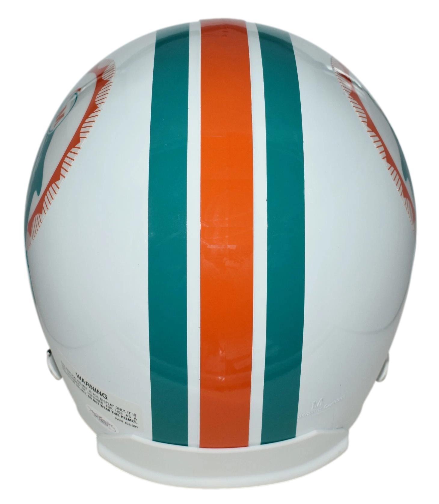 Paul Warfield Signed Dolphins Throwback Full-Size Helmet Inscribed "HOF 83" & "1972 17-0" (JSA) at PristineAuction.com Paul Warfield Signed Dolphins Throwback Full-Size Helmet Inscribed "HOF 83" & "1972 17-0" (JSA) at PristineAuction.com