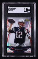 Tom Brady 2014 Topps Finest Refractor #97 (SGC 10) at PristineAuction.com