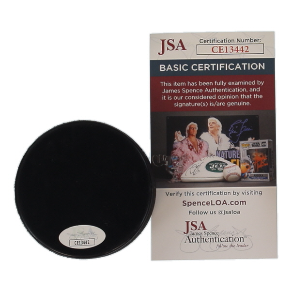 Don Beaupre Signed Flyers Logo Hockey Puck (JSA) at PristineAuction.com Don Beaupre Signed Flyers Logo Hockey Puck (JSA) at PristineAuction.com