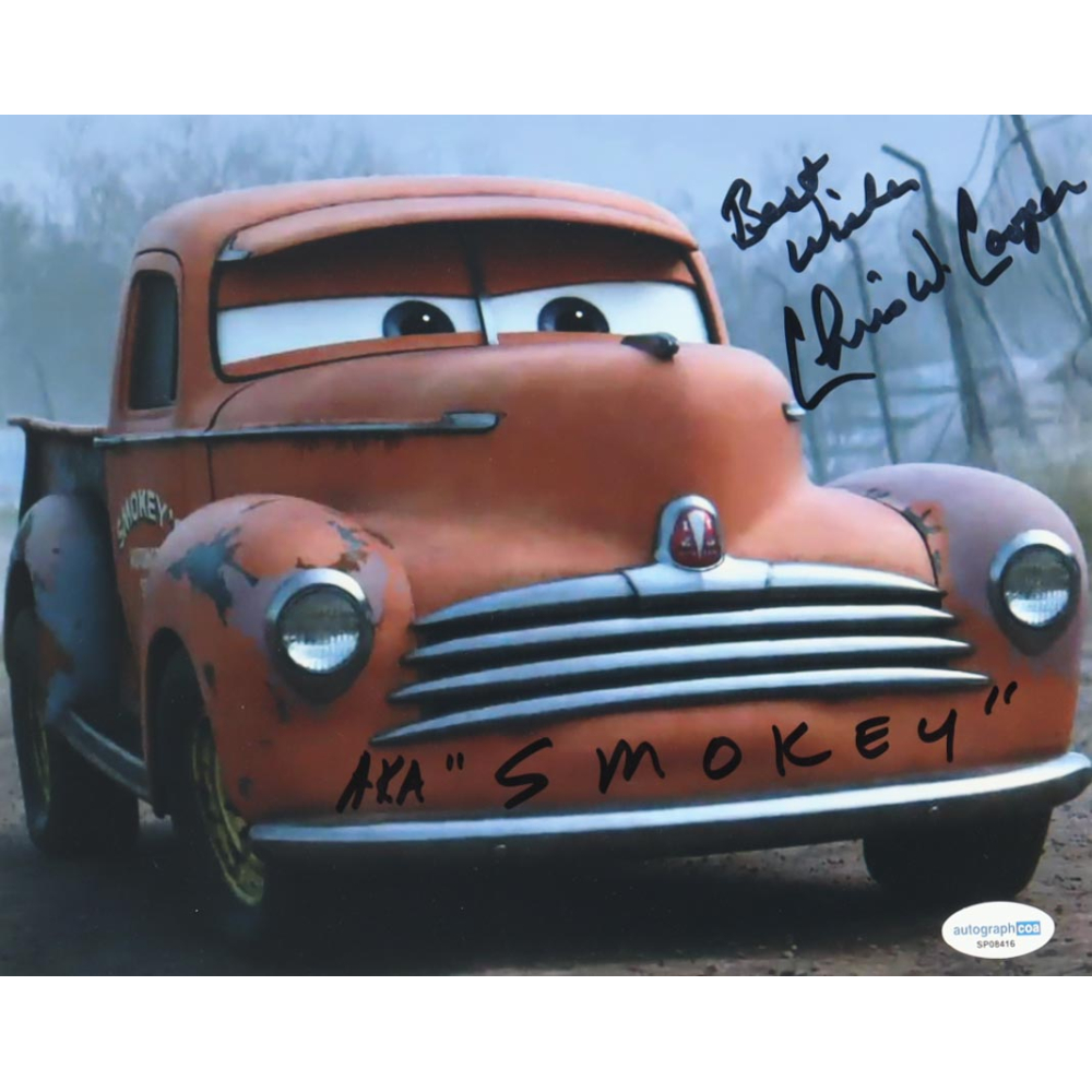 Chris Cooper Signed "Cars 3" 8x10 Photo Inscribed "Best Wishes" & "AKA 'Smokey'" (ACOA) at PristineAuction.com