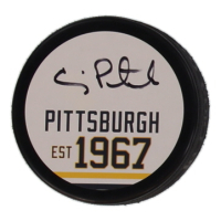 Craig Patrick Signed Penguins Logo Hockey Puck (JSA) at PristineAuction.com