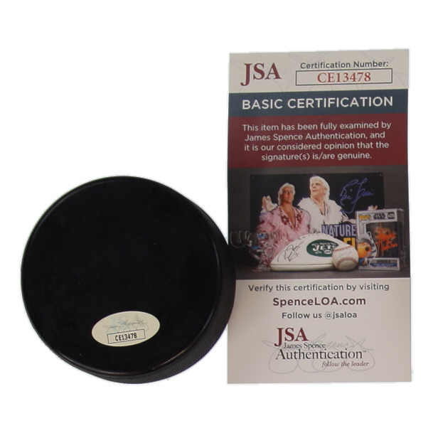 Tommy Salo Signed Islanders Logo Hockey Puck (JSA) at PristineAuction.com Tommy Salo Signed Islanders Logo Hockey Puck (JSA) at PristineAuction.com